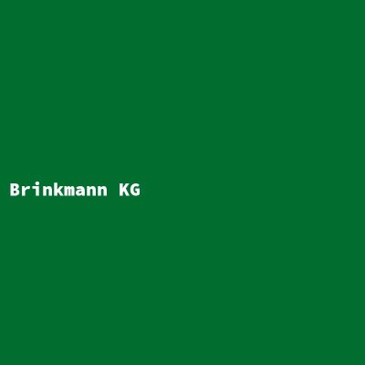 Hersteller: Brinkmann KG