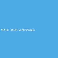 Toller Stahl-Luftreiniger