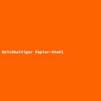 Reichhaltiger Papier-Stuhl