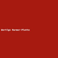 Wertige Marmor-Platte